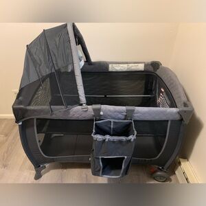 Pamo Babe Portable Foldable Playpen for Baby and Toddler Portable Crib